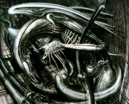 Well i first came across H R Giger after having my angel tattoo 